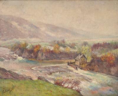 Mill on Dobri [1938.-1939.] by Ljudevit Sestic - Auction record, sale price, and art valuation. Compare with similar artists and explore comparable artworks.
