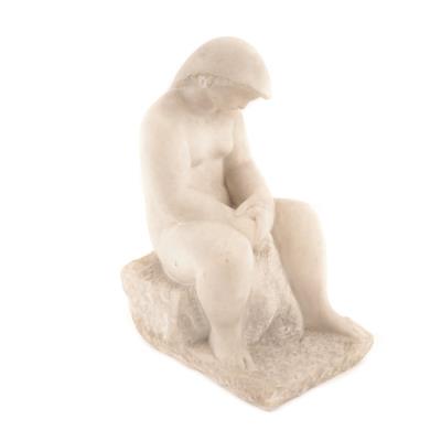Girl Sitting [1925 - 1928] by Frano Krsinic - Auction record, sale price, and art valuation. Compare with similar artists and explore comparable artworks.