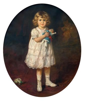 Little Girl and Her Doll by Nikola Michailow - Auction record, sale price, and art valuation. Compare with similar artists and explore comparable artworks.