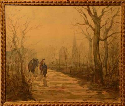 Sample artwork by Sergei Lunev (1909 - 1978), known for painting - View similar artists and auction records