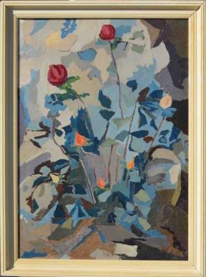 Decorative still-life by Eugene Klementieff - Auction record, sale price, and art valuation. Compare with similar artists and explore comparable artworks.