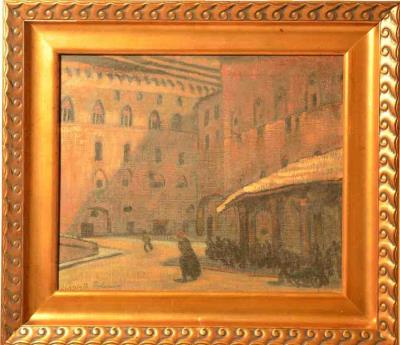 Corner of a Square in St. Petersburg by Elizabeth Polunin - Auction record, sale price, and art valuation. Compare with similar artists and explore comparable artworks.