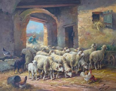 The shepherd and his sheep
