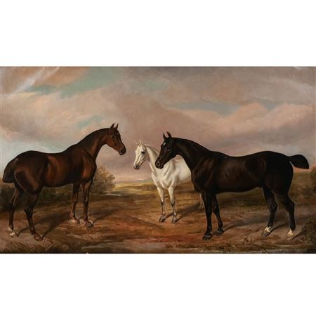Horses in a Meadow by E J Keeling - Auction record, sale price, and art valuation. Compare with similar artists and explore comparable artworks.