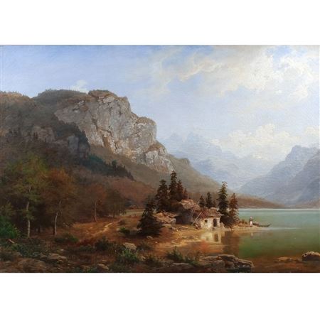 Cottage by a Swiss Lake, 1869