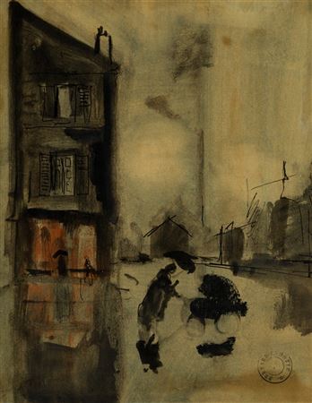 Two Works: A Rainy Day in Paris and Resting Against a Tree