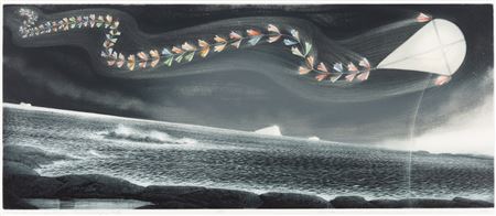 "March ice offshore: Erik Bishop's Kite" 1998"