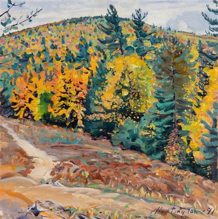 "Wood Road - October" 1991"