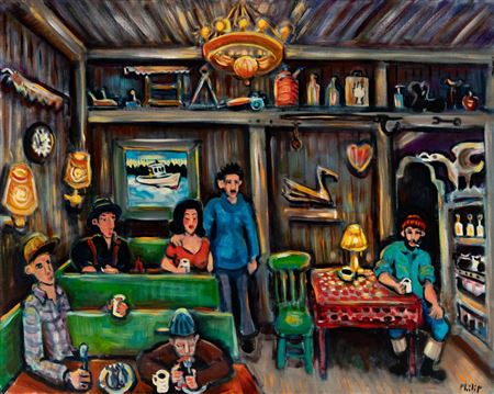 "Interior Rusty Anchor, Steuben, Maine, 1989"