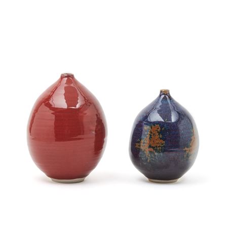 Pottery Bottle Vases (2)