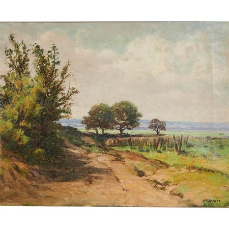 Landscape with Walking Path