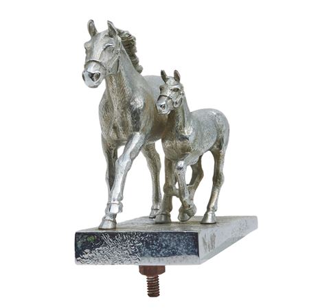 Hood Ornament, Horses