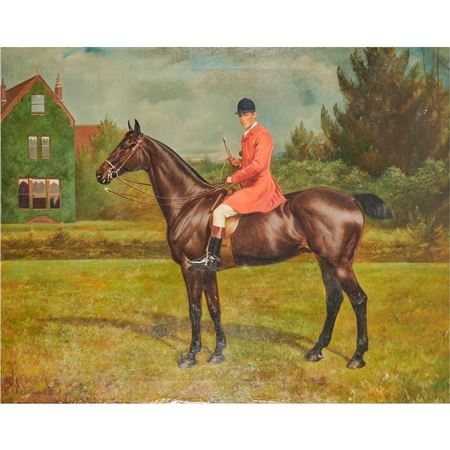 Portrait of a Mounted Foxhunter, 1893
