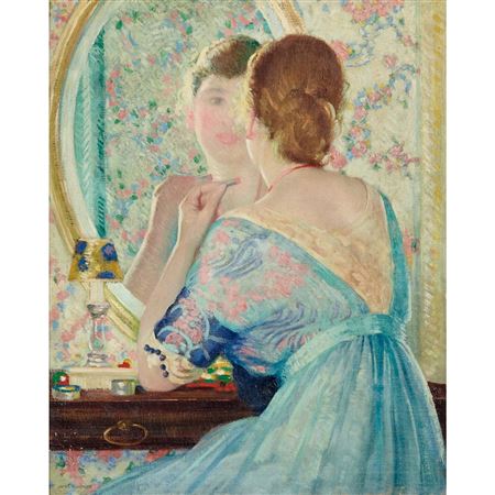 Woman at Vanity