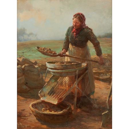 Sifting Potatoes, 1911