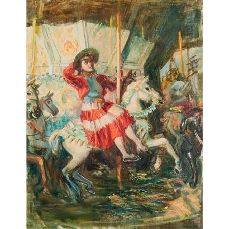 Girl on a Carousel