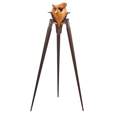 Turned Wood Vessel on Three Legs, 1986
