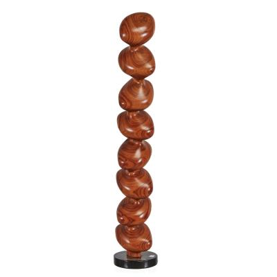 Rosewood Carved Abstract Sculpture