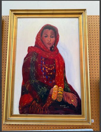 Woman in Scarf