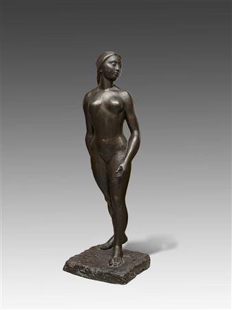 Walking Figure, 1964 by Eduard Sporri - Auction record, sale price, and art valuation. Compare with similar artists and explore comparable artworks.