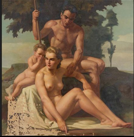 Mythological Scene, 1940 by Ivo Saliger - Auction record, sale price, and art valuation. Compare with similar artists and explore comparable artworks.
