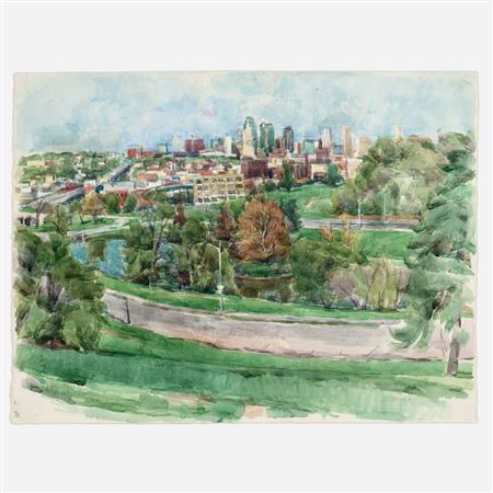 Kansas City, View from Penn Valley Park, 2000
