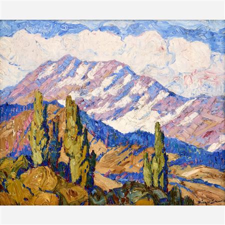 "Snow and Sunshine, Boulder, Colorado" 1921