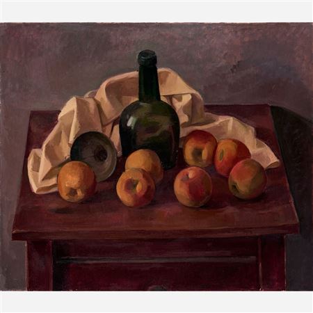 Still Life with Green Bottle and Apples, 2004