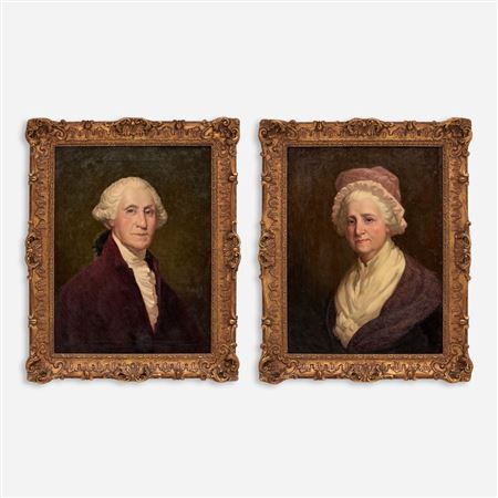 Portraits of George and Martha Washington (1955)