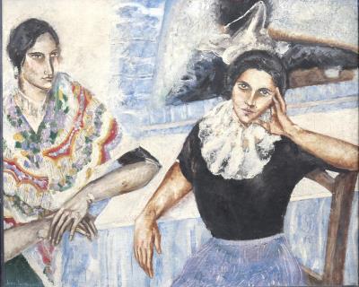 Mallorcan women by Joan Junyer - Auction record, sale price, and art valuation. Compare with similar artists and explore comparable artworks.