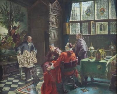 Cardinal buying art