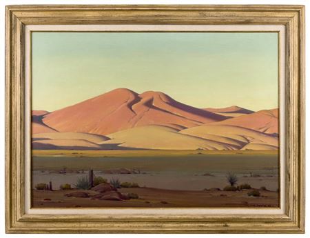 "GOLDEN HOUR" by Clyde (Victor Clyde) Forsythe - Auction record, sale price, and art valuation. Compare with similar artists and explore comparable artworks.