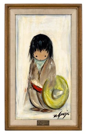 "BIG SOMBRERO" by Ted De Grazia - Auction record, sale price, and art valuation. Compare with similar artists and explore comparable artworks.