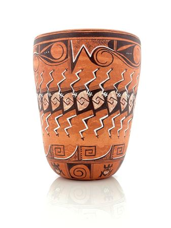 HOPI POTTERY POLYCHROME JAR