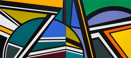 Sample artwork by Jean Paul Jerome (1928 - 2006), known for modernist painting - View similar artists and auction records