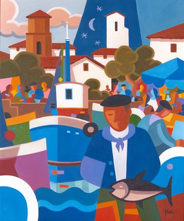 "Retour de pêche à Saint-Jean-de-Luz"