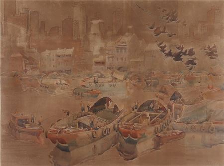 Singapore River Landscape by Low Puay Hua - Auction record, sale price, and art valuation. Compare with similar artists and explore comparable artworks.