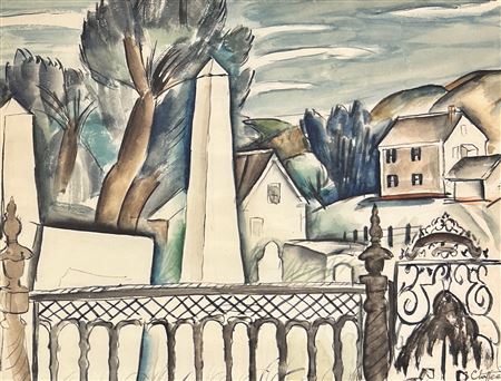 "Provincetown Grave Yard, 1924"