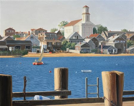 "Provincetown (Across the Harbor), 2014" by Herbert Holden Jr - Auction record, sale price, and art valuation. Compare with similar artists and explore comparable artworks.