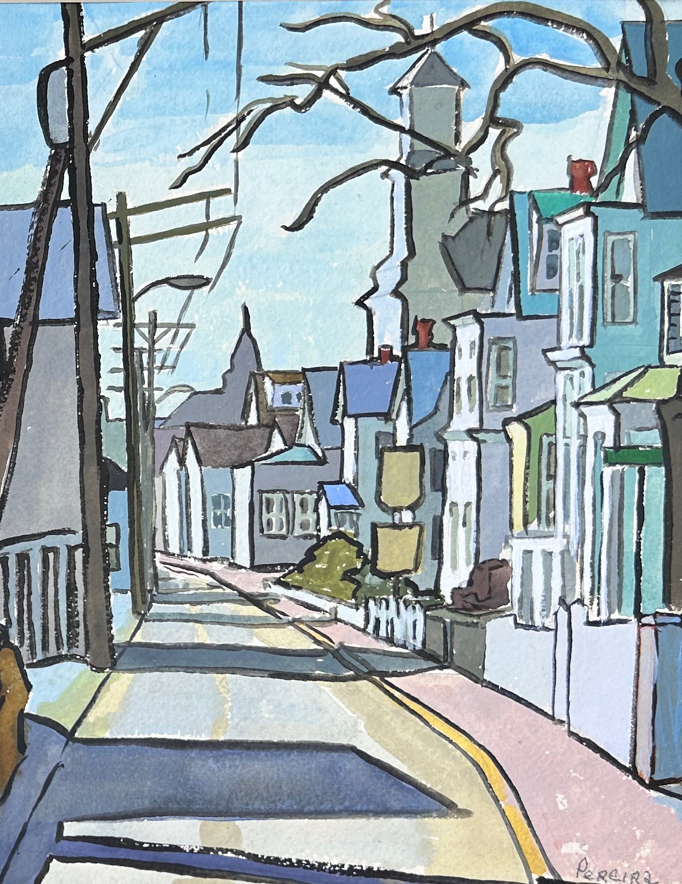 Afternoon on Commercial Street by Joan Pereira - Auction record, sale price, and art valuation. Compare with similar artists and explore comparable artworks.