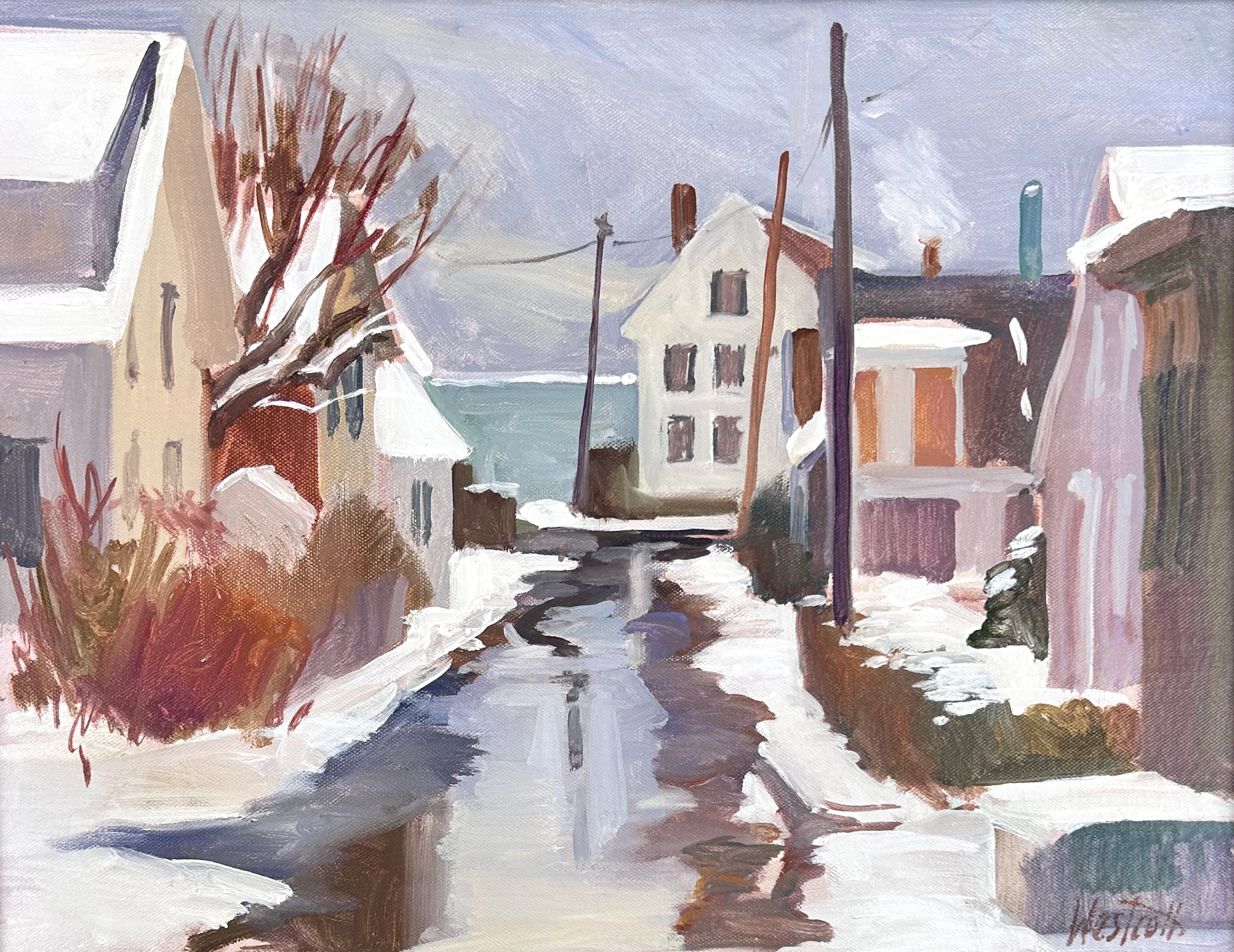Snow on West Vine