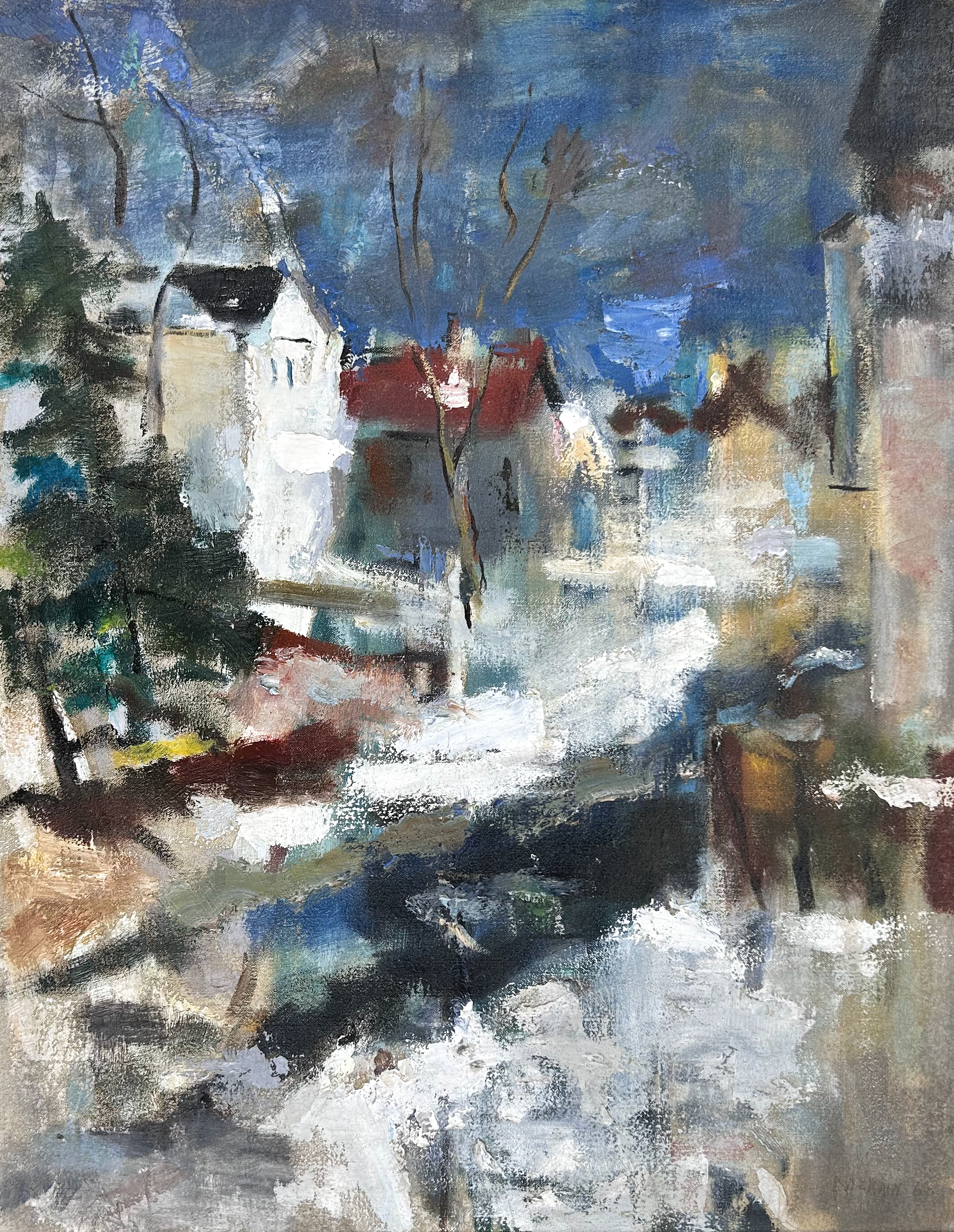 "Snowy Street, 1960"