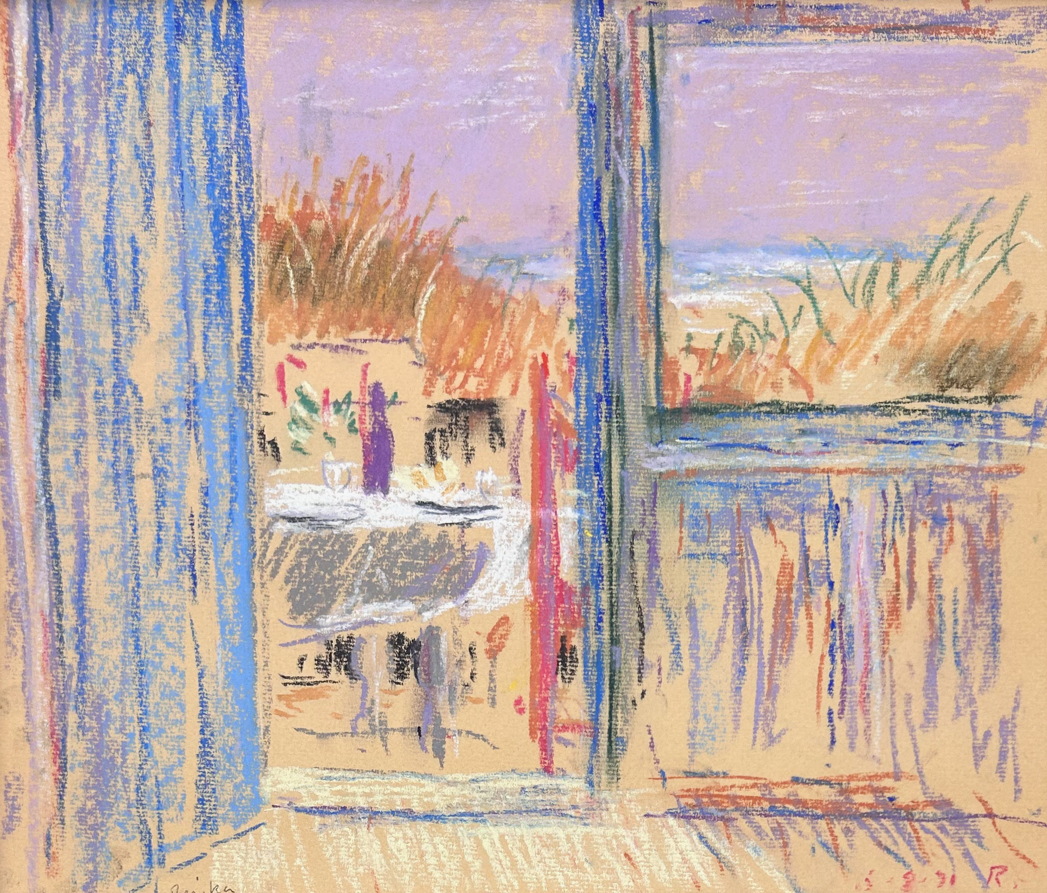 "View Through Doorway to Sea, 1991"
