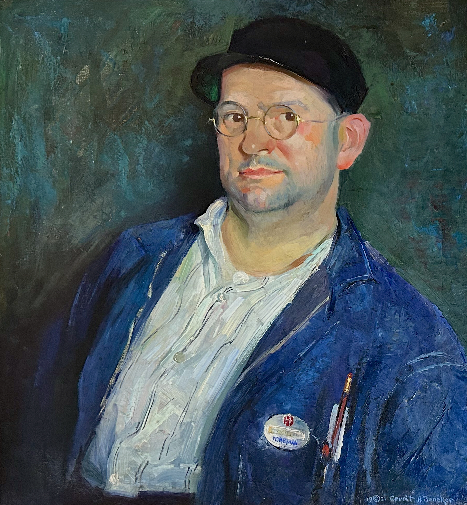 "The Foreman, 1921" by Gerrit Beneker - Auction record, sale price, and art valuation. Compare with similar artists and explore comparable artworks.