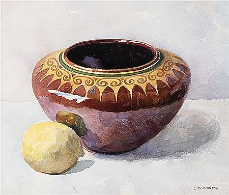 Still Life with Pottery and Lemon 1930
