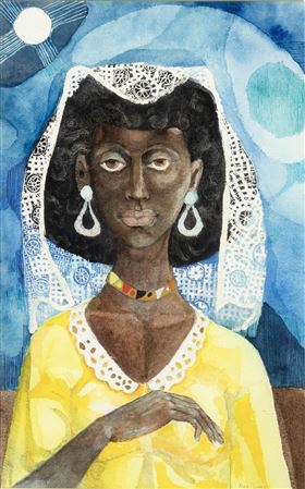 Woman in a Yellow Dress