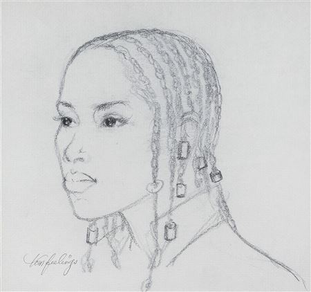 Untitled, Head of a Woman