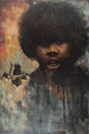 Untitled, Figure in the Rain