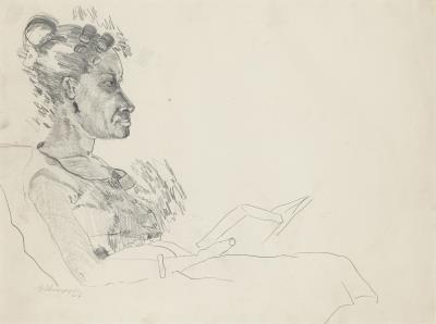 Untitled, Woman Reading a Book