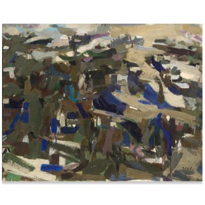 Hillside (Provincetown) by Janice Biala - Auction record, sale price, and art valuation. Compare with similar artists and explore comparable artworks.